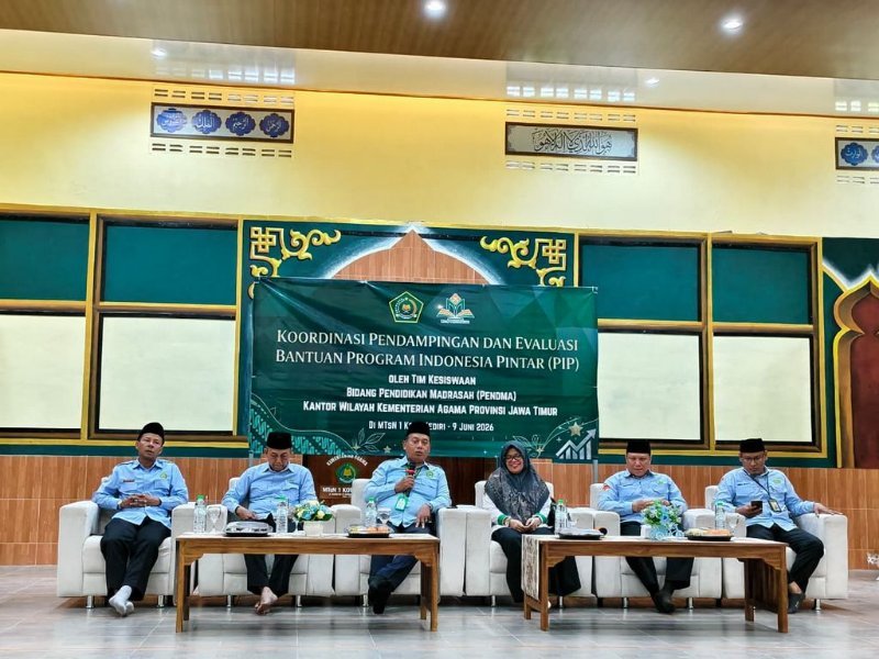 Koordinasi dan Evaluasi PIP di MTsN 1 Kota Kediri: Perkuat Validasi Data Penerima Bantuan