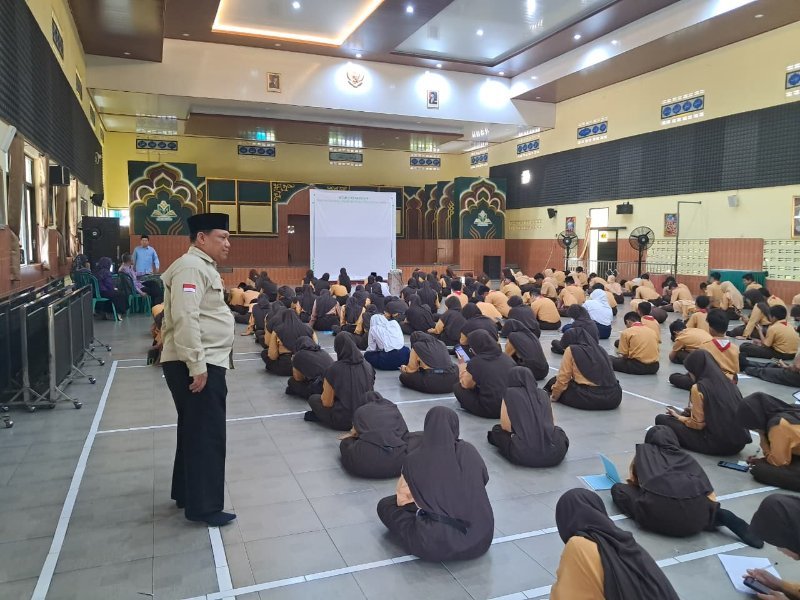 Siapkan Wakil Terbaik, MTsN 1 Kota Kediri Gelar Seleksi OMI Tingkat Madrasah